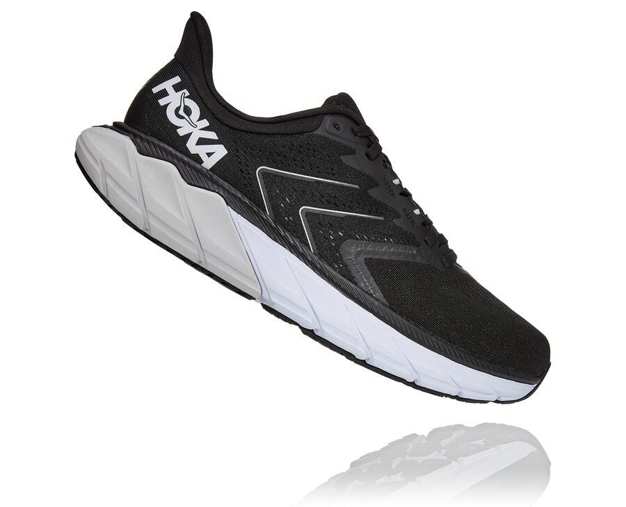 Tenis Hoka One One Hombre Negros/Blancos - Arahi 5 - AXUM56390